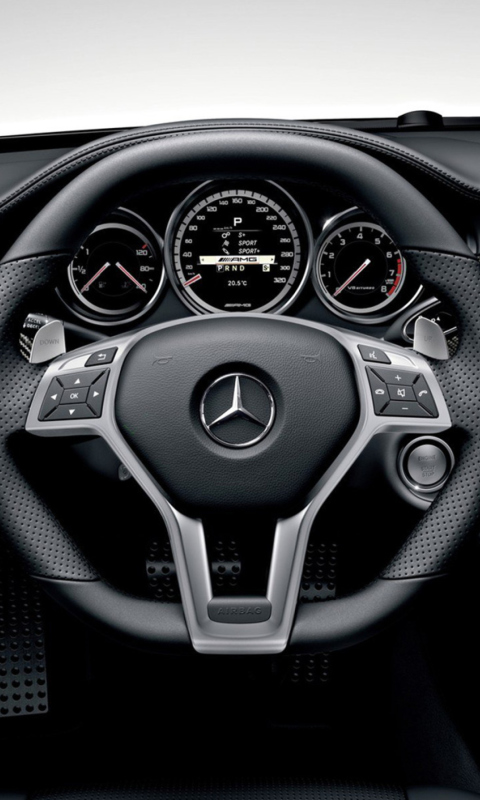 Mercedes Benz CLS wallpaper 480x800