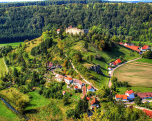 Sfondi Village in Denmark 220x176