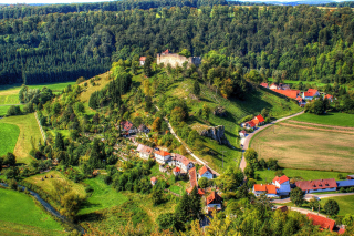 Village in Denmark Background for Android, iPhone and iPad