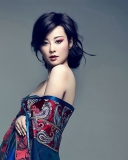 Beautiful Brunette Asian Model screenshot #1 128x160