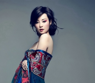 Beautiful Brunette Asian Model - Obrázkek zdarma pro 1024x1024