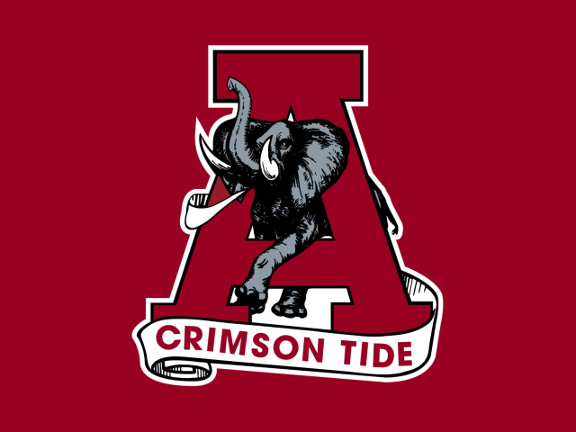 Das Alabama Crimson Tide Wallpaper 640x480