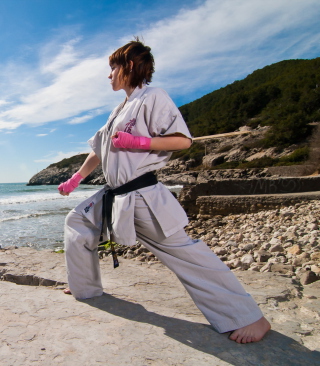 Karate By Sea - Obrázkek zdarma pro iPhone 3G