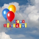 Screenshot №1 pro téma Happy Birthday Balloons 128x128