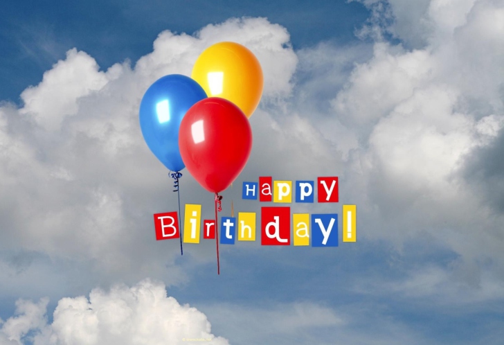 Happy Birthday Balloons wallpaper