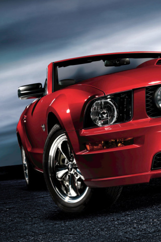 Ford Mustang Shelby GT500 wallpaper 320x480