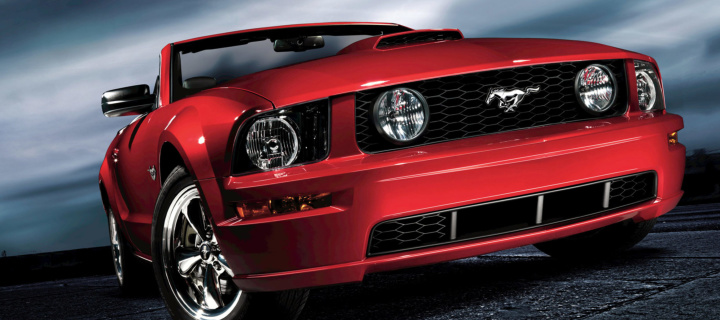 Das Ford Mustang Shelby GT500 Wallpaper 720x320