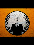 Fondo de pantalla Anonymous Hacktivist 132x176