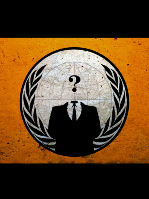 Das Anonymous Hacktivist Wallpaper 480x640