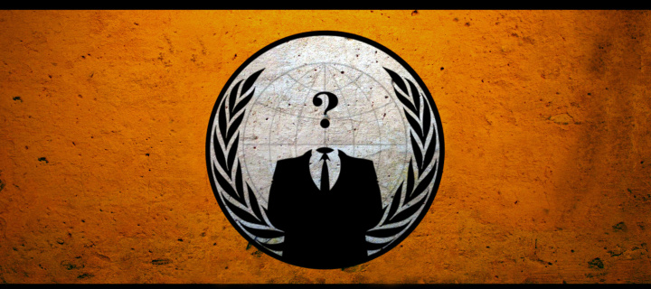 Das Anonymous Hacktivist Wallpaper 720x320