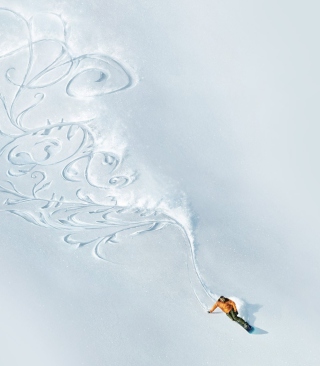 Snowboarding Art - Obrázkek zdarma pro Nokia Lumia 925