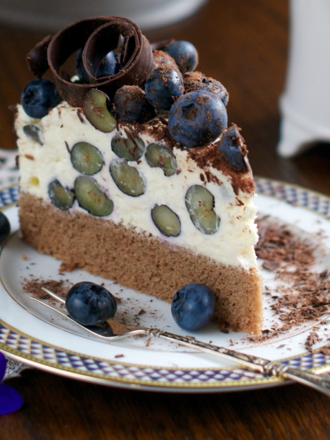 Sfondi Blueberry Cake 480x640
