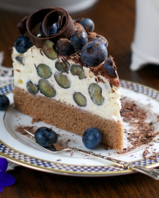 Blueberry Cake - Obrázkek zdarma pro Nokia Asha 308