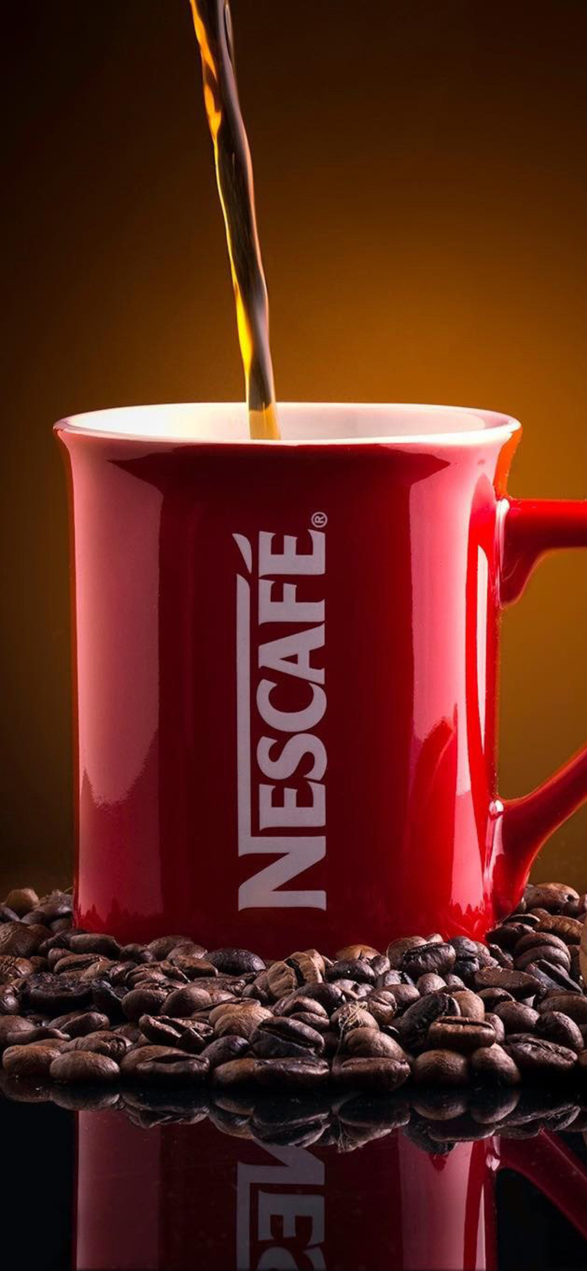 Nescafe Coffee wallpaper 1170x2532