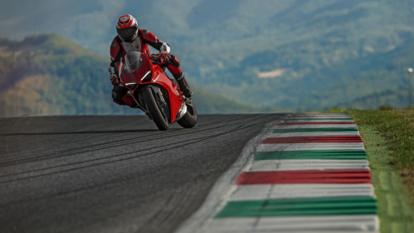 Fondo de pantalla Ducati Panigale V4 2018 Sport Bike 1366x768