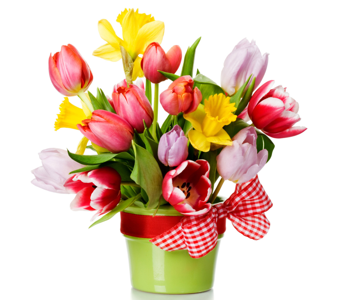 Fondo de pantalla Fresh Spring Bouquet 1080x960