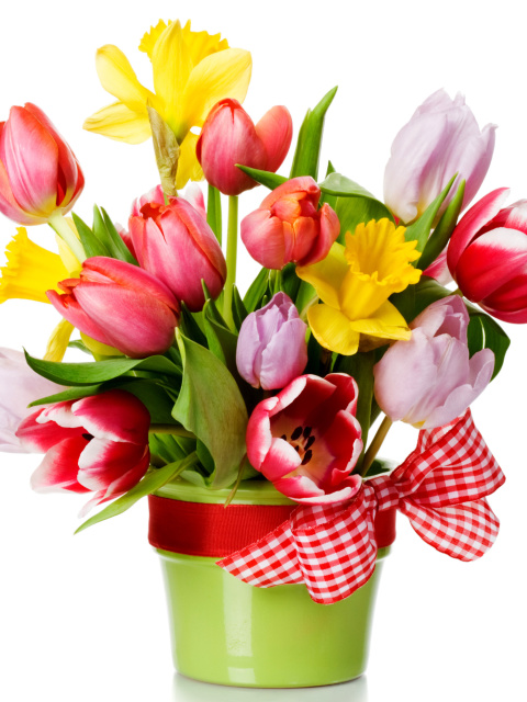 Fresh Spring Bouquet screenshot #1 480x640