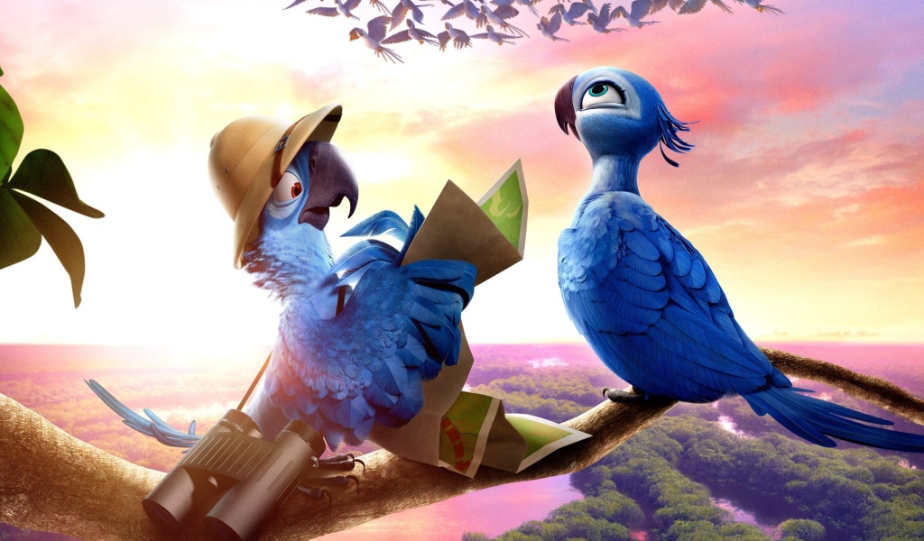 Rio 2 wallpaper 1024x600