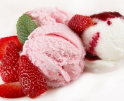 Sfondi Strawberry Ice Cream 176x144