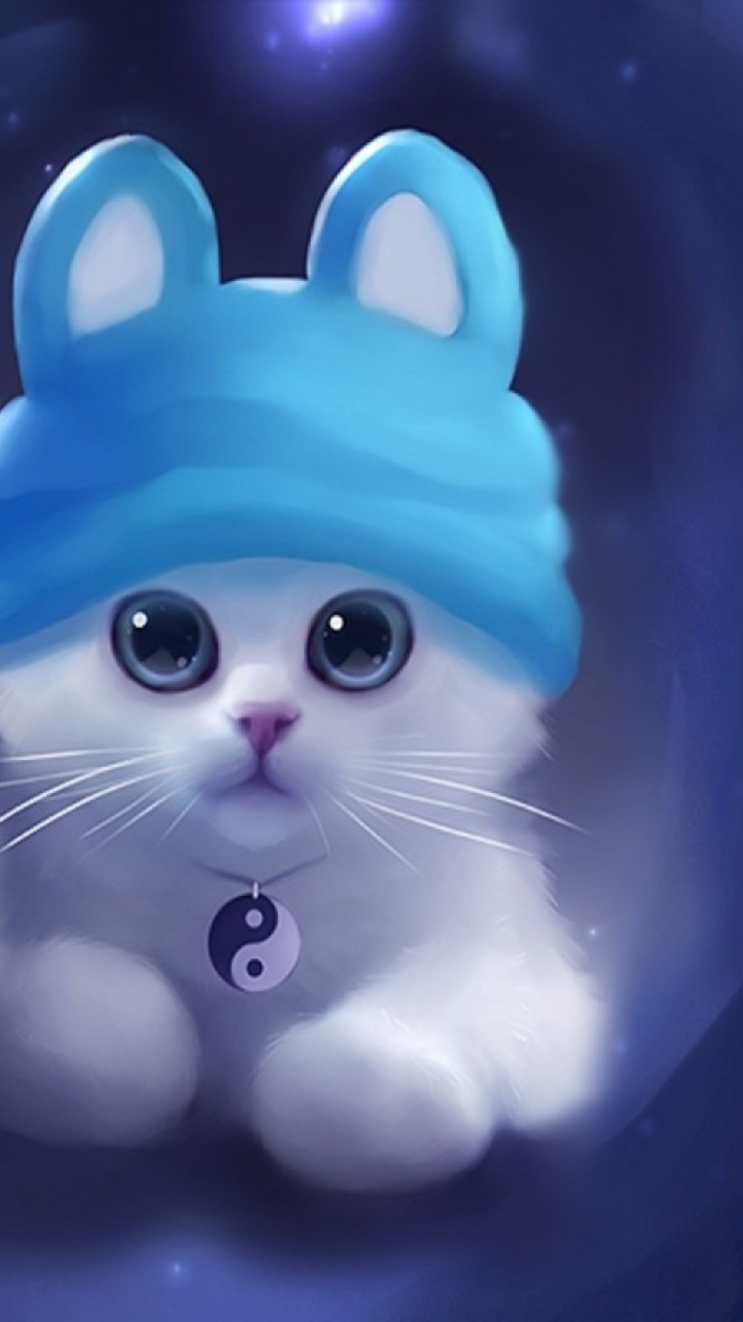 Sfondi Sweet Kitty Painting 1080x1920