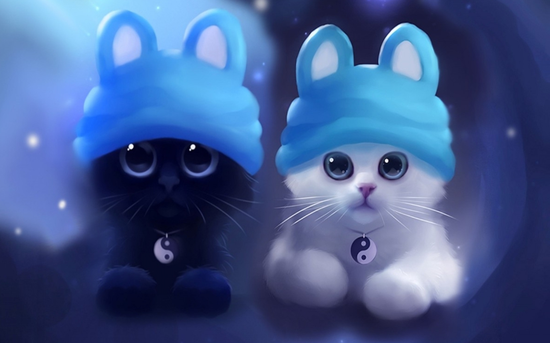 Sfondi Sweet Kitty Painting 1920x1200