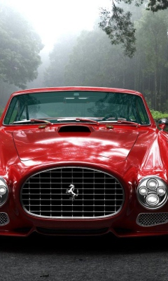 Das Ferrari F340 Competizione Wallpaper 240x400