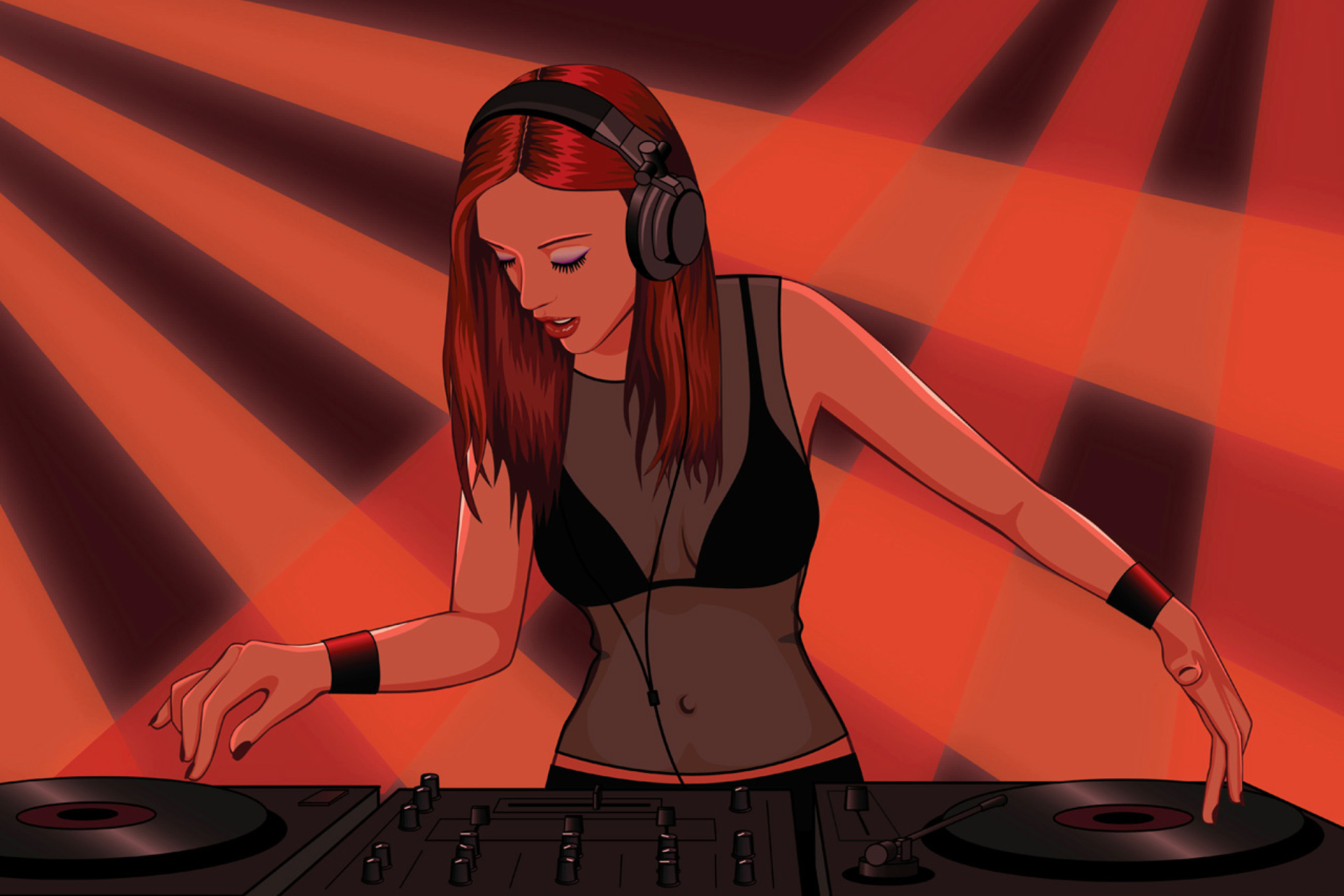 Das Female Dj Wallpaper 2880x1920