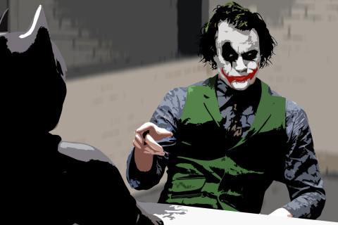 Das Joker Wallpaper 480x320