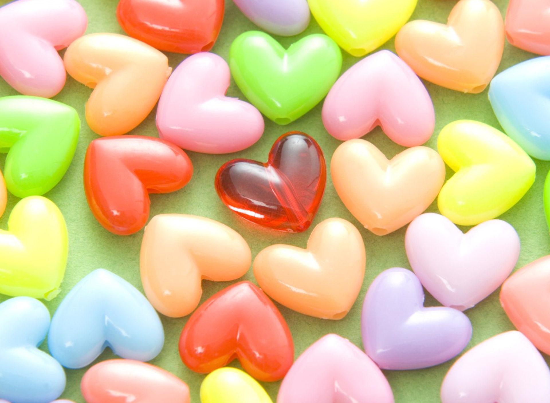 Colorful Hearts wallpaper 1920x1408