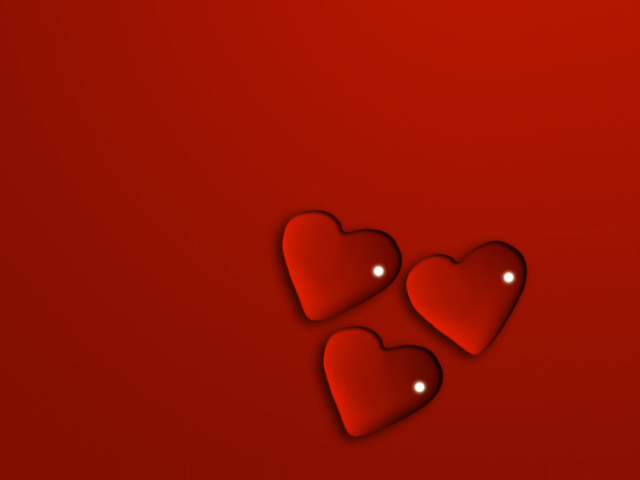 Обои Jelly Hearts 640x480