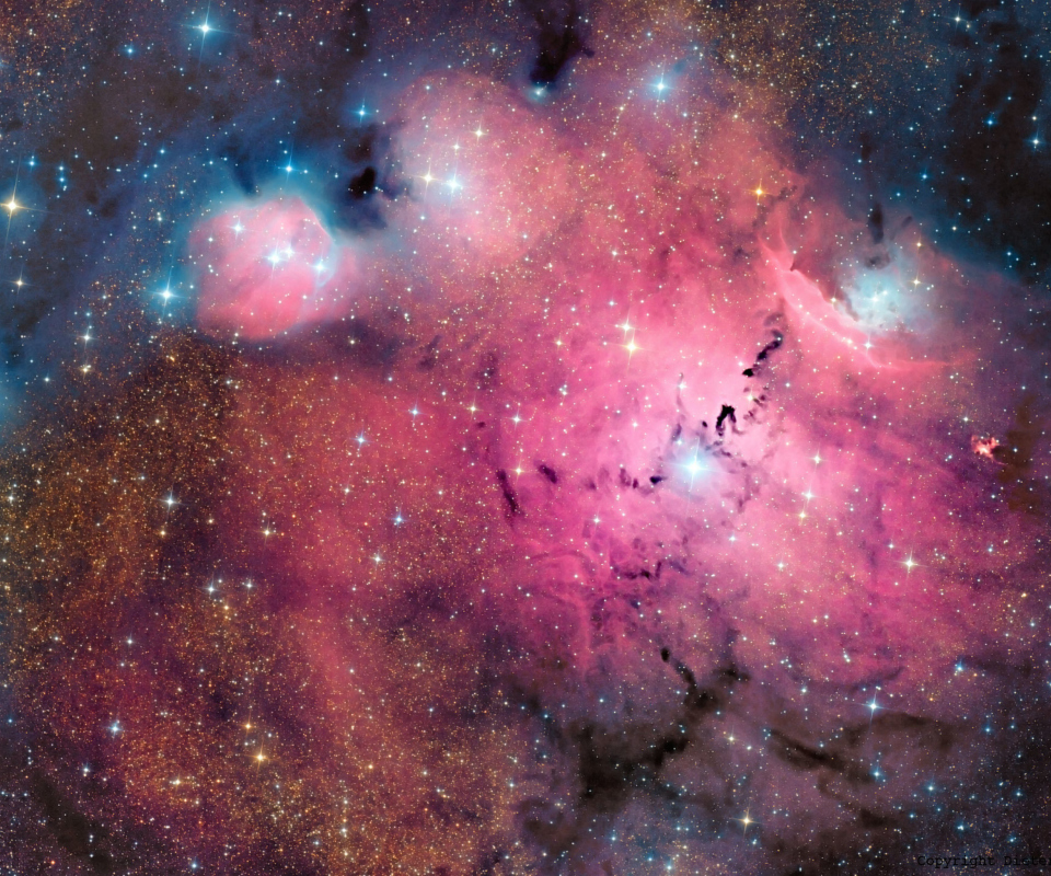 Das Pink Space Dust Wallpaper 960x800