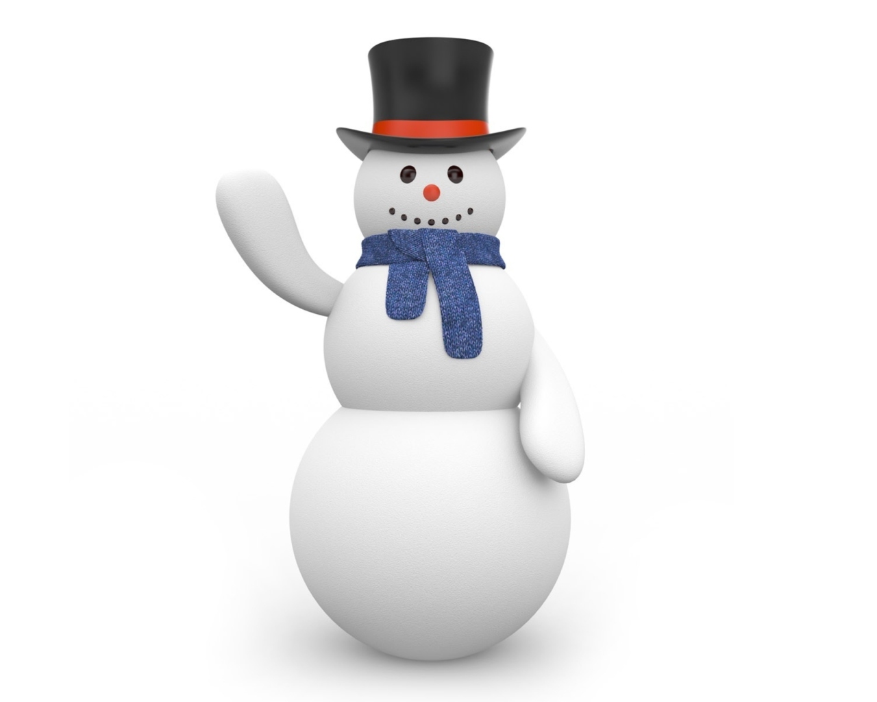 Sfondi Sweet Snowman 1280x1024
