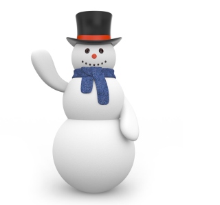 Sweet Snowman sfondi gratuiti per iPad mini