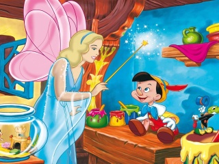Pinocchio wallpaper 320x240