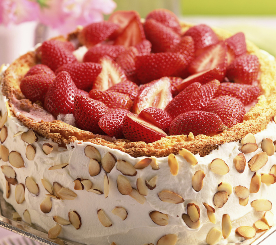 Strawberry Cake wallpaper 960x854