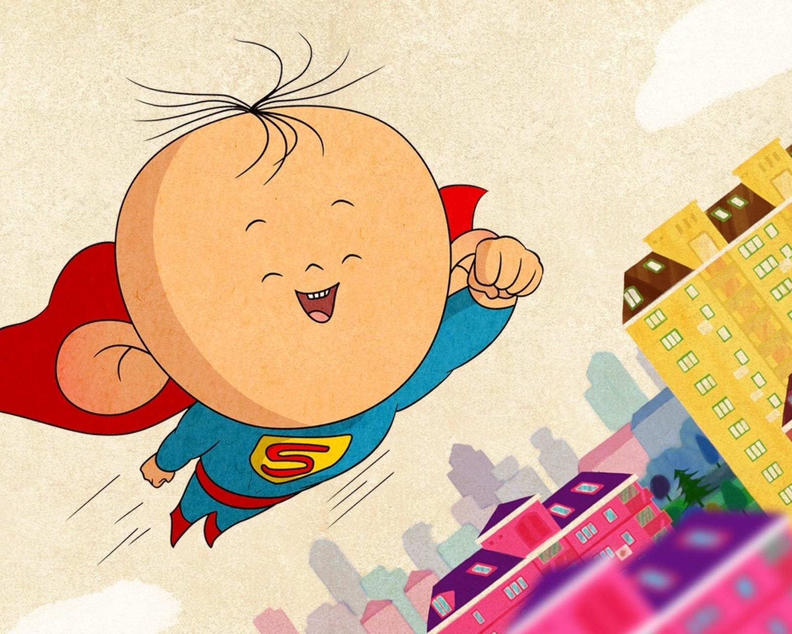 Das Superkid Superman Wallpaper 1600x1280