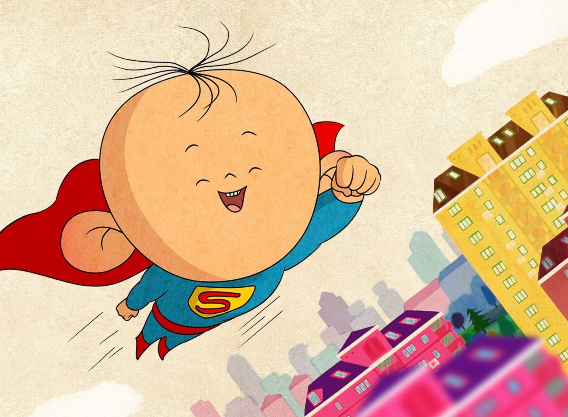 Superkid Superman wallpaper 1920x1408