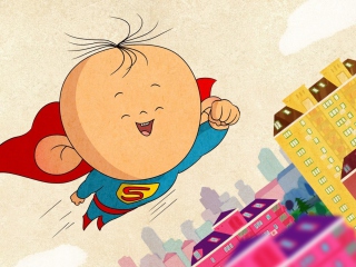 Sfondi Superkid Superman 320x240