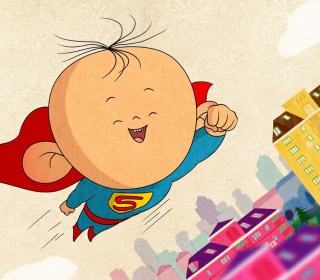 Superkid Superman sfondi gratuiti per iPad 3