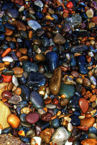 Pebble Beach wallpaper 320x480