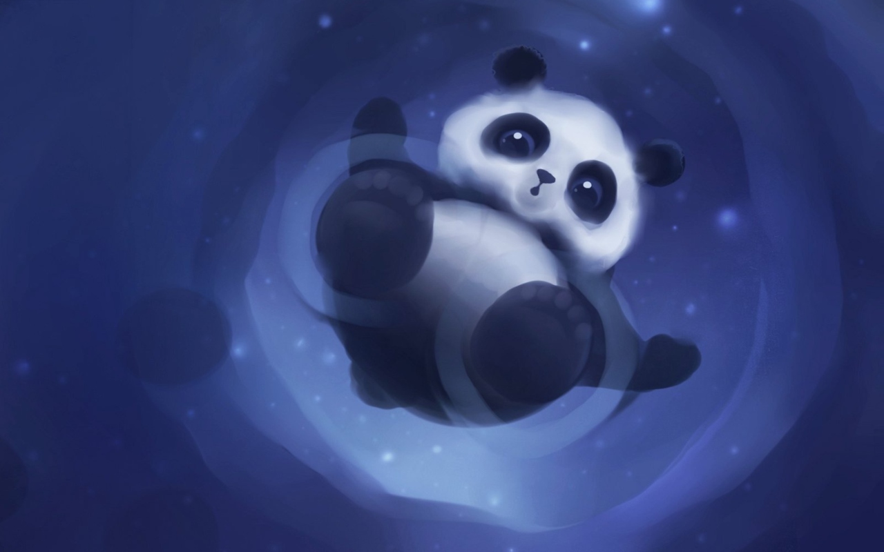 Обои Cute Panda 1280x800