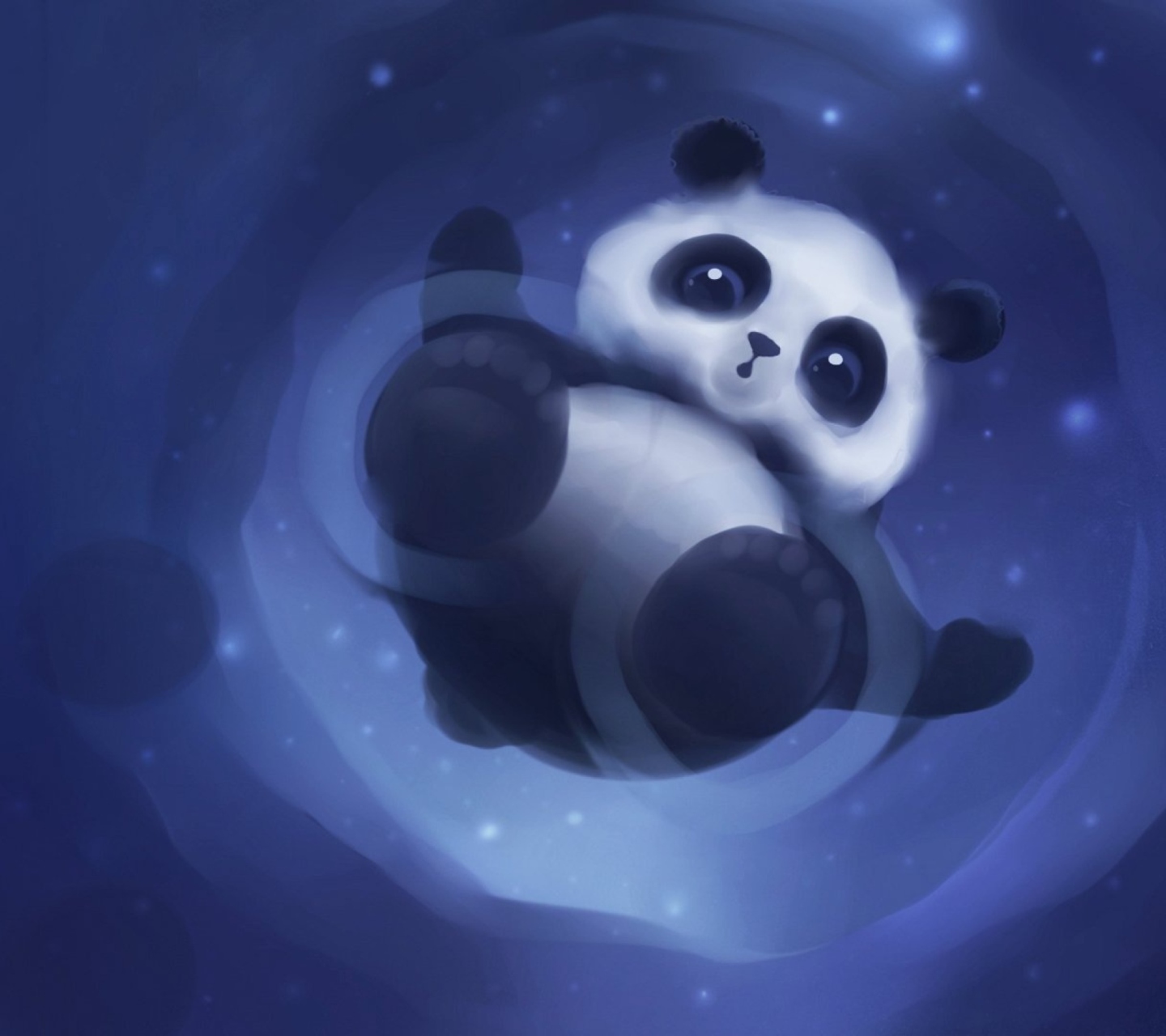 Cute Panda wallpaper 1440x1280