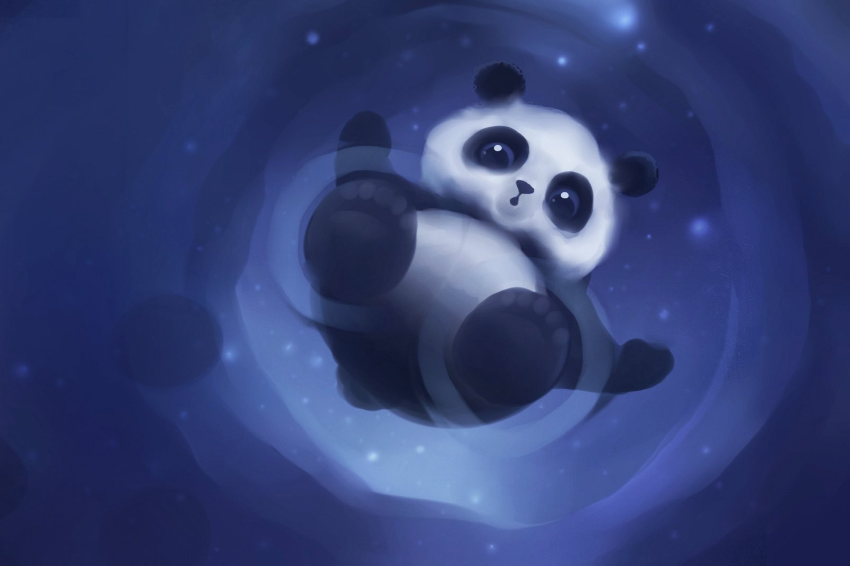 Das Cute Panda Wallpaper 2880x1920