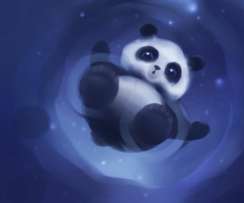Обои Cute Panda 480x400