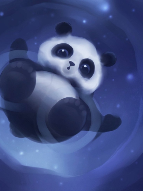 Das Cute Panda Wallpaper 480x640