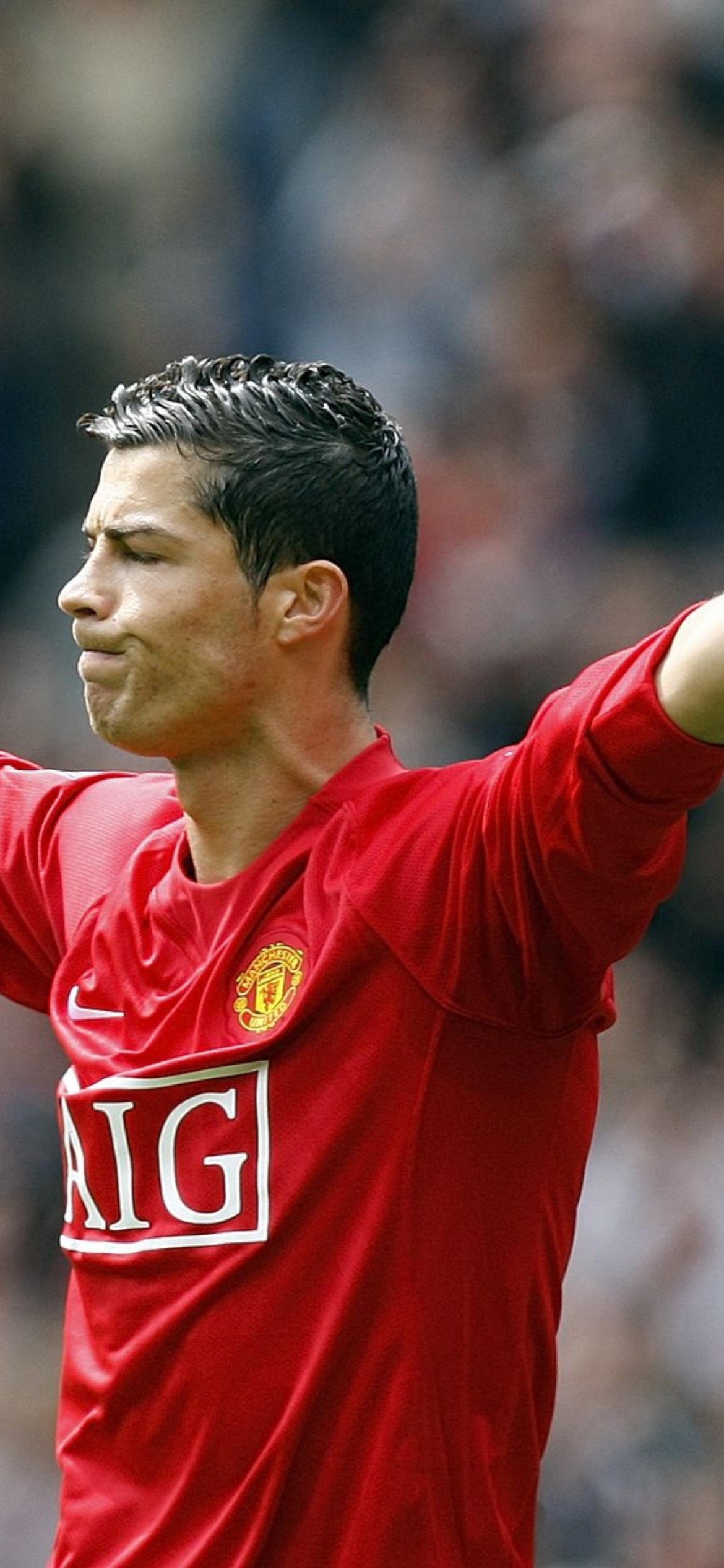 Fondo de pantalla Cristiano Ronaldo, Manchester United 1170x2532