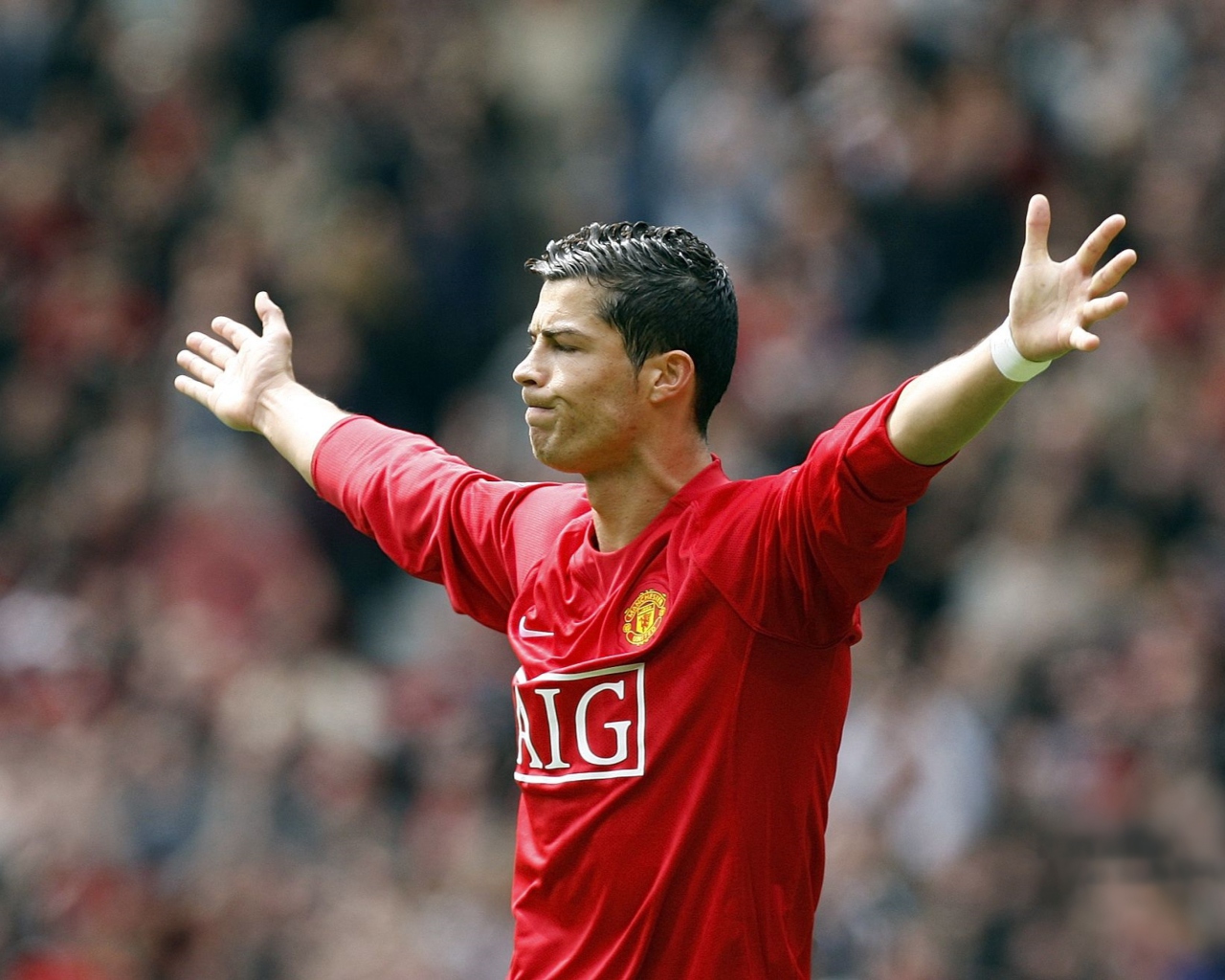 Das Cristiano Ronaldo, Manchester United Wallpaper 1280x1024