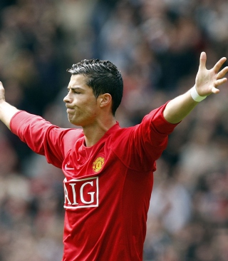 Cristiano Ronaldo, Manchester United - Obrázkek zdarma pro Sharp 880SH