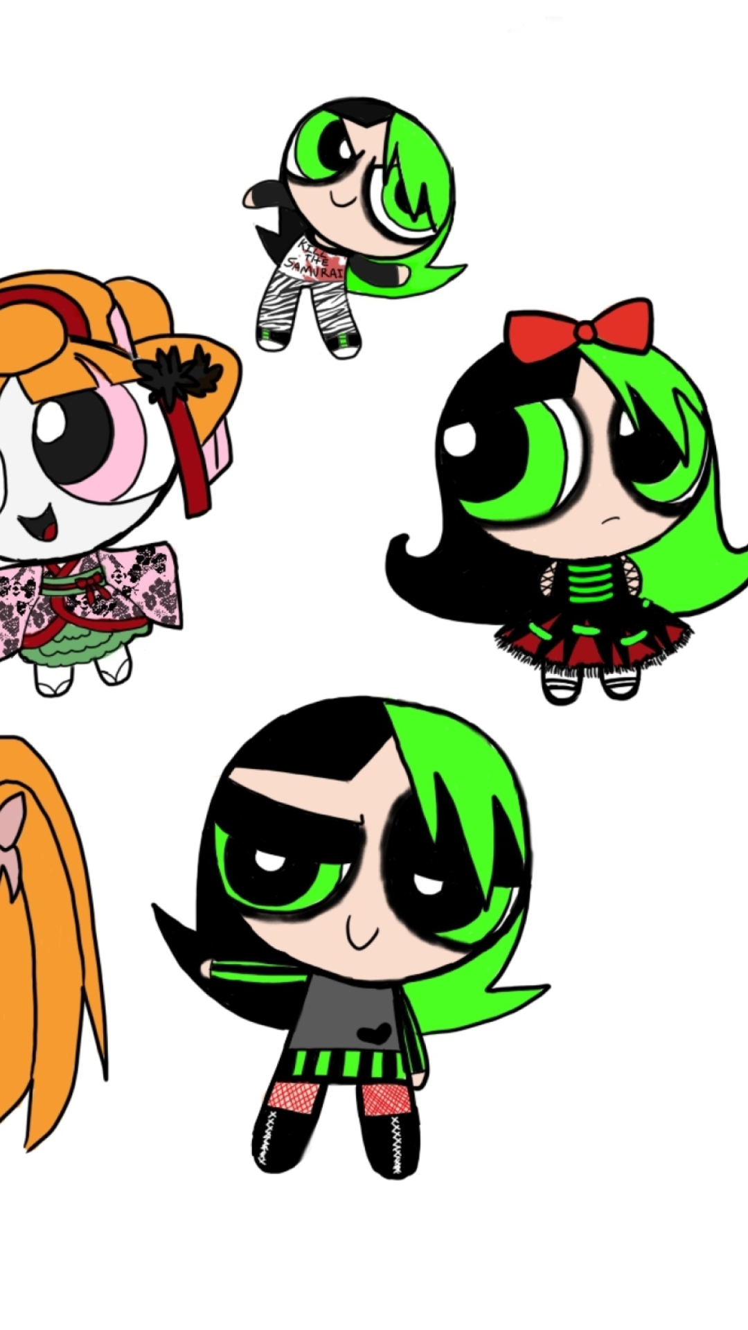 Sfondi Powerpuff Girls 1080x1920