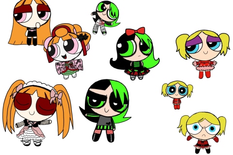 Screenshot №1 pro téma Powerpuff Girls 480x320